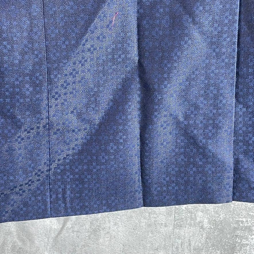 ALFANI Men's Blue Geometric Slim-Fit Stretch Two-Button Sport Coat SZ 38R