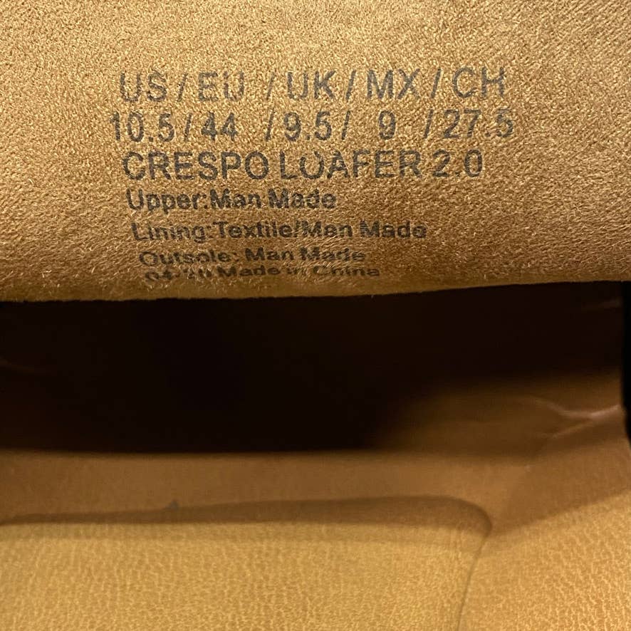 KENNETH COLE REACTION Black Crespo 2.0 Loafers SZ 10.5