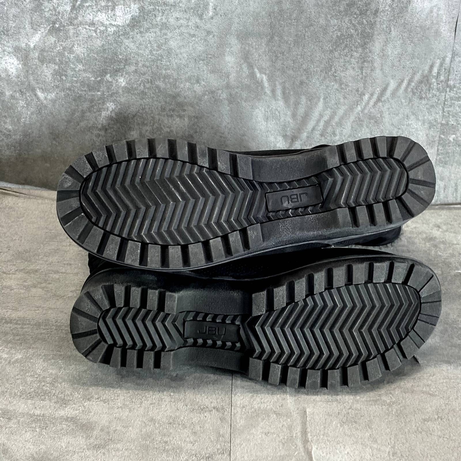 JBU By JAMBU Women's Black Snowbird Memory Foam Weather-Ready Faux-Fur Boots SZ8