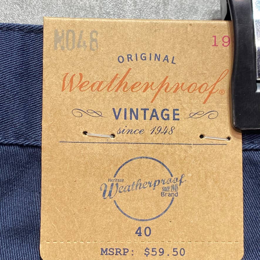 WEATHERPROOF VINTAGE Navy Cargo Shorts SZ 40