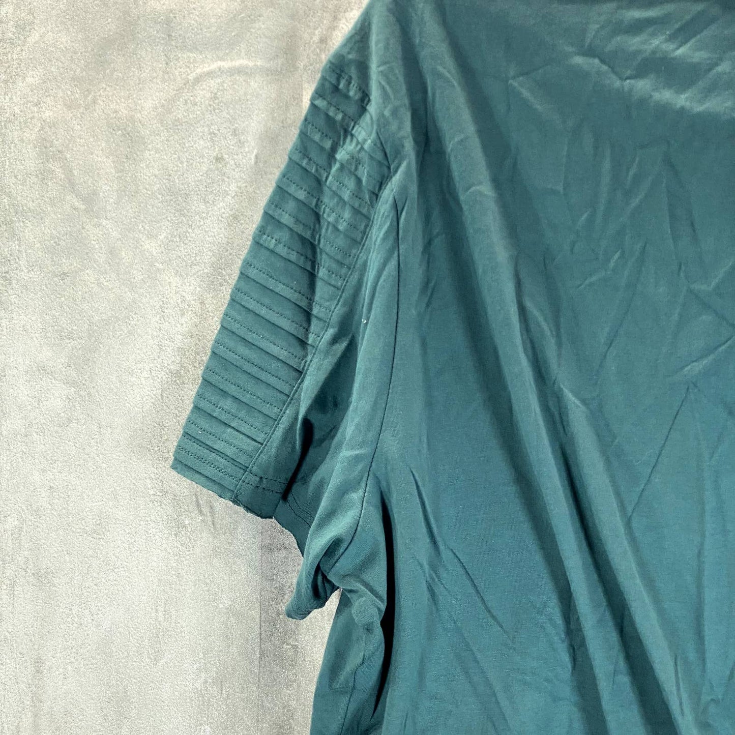 INC INTERNATIONAL CONCEPTS Men's Split-Neck Textured Zipper-Pocket T-Shirt SZ L
