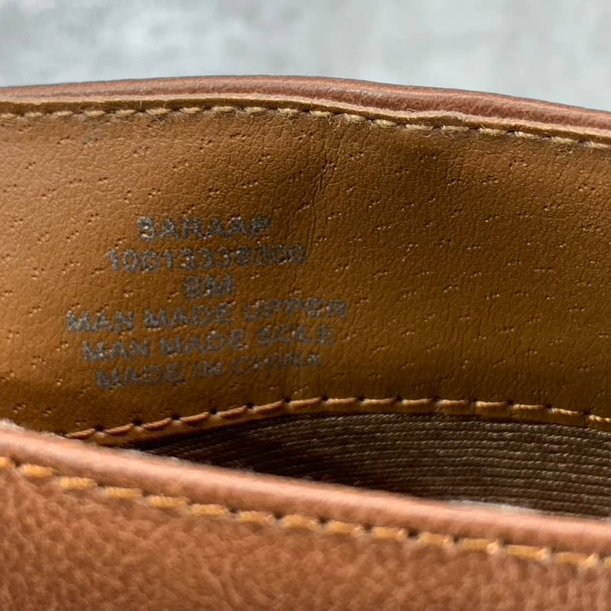 STYLE & CO Women's Brown Saraa Round-Toe Block-Heel Mid-Shaft Boots SZ 9