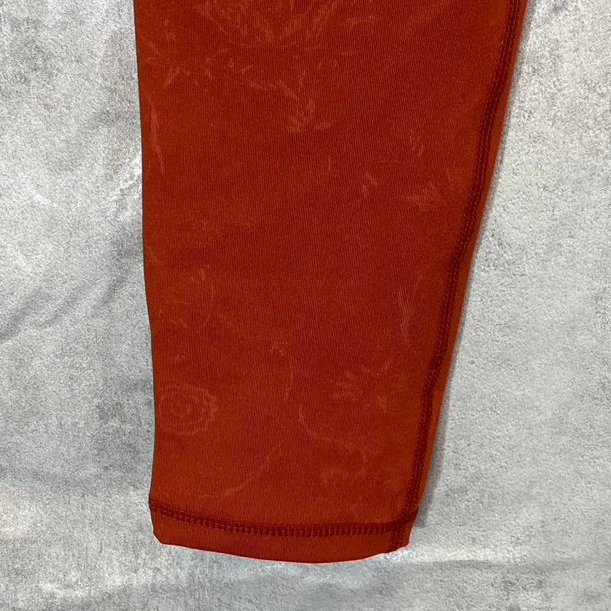 LAUNDRY By Shelli Segal Rust Printed High-Waist Stretch Pull-On Active Leggings SZ S