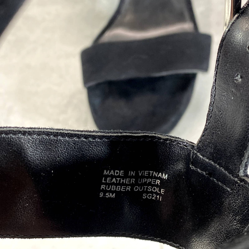 MICHAEL MICHAEL KORS Women's Black Wren Studded Platform Sandals SZ9.5