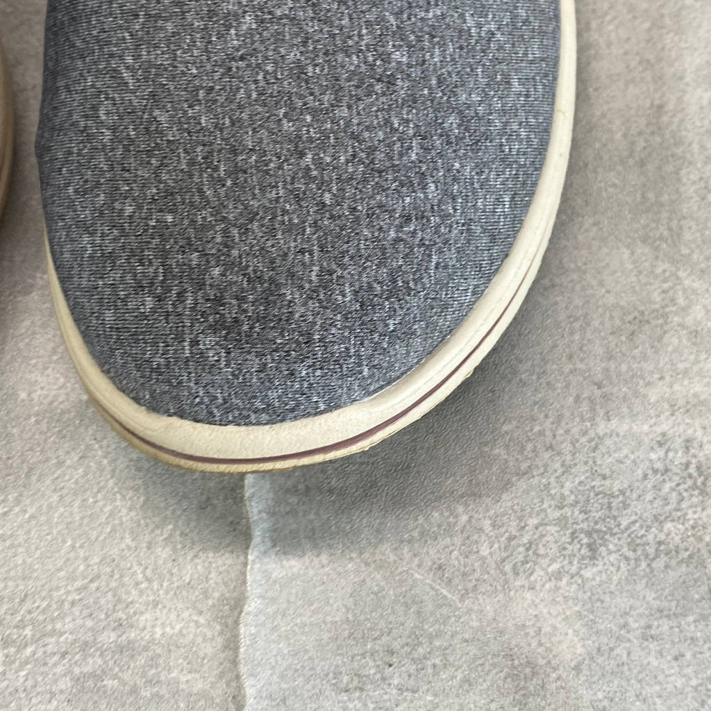 CLARKS CLOUDSTEPPERS Women's Wide Dark Grey Breeze Bali Slip-On Sneakers SZ 6W