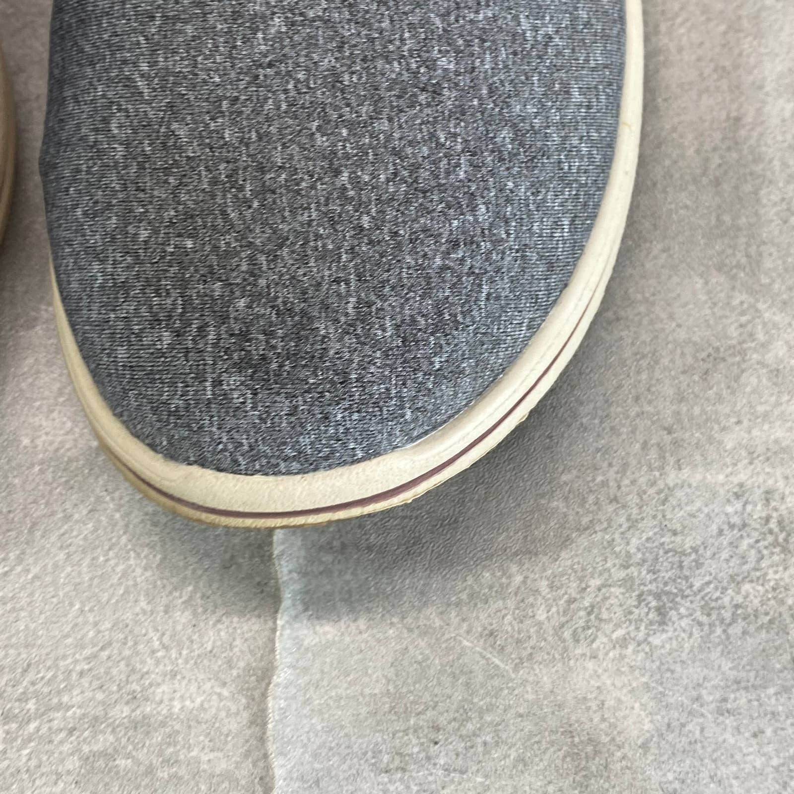 CLARKS CLOUDSTEPPERS Women's Wide Dark Grey Breeze Bali Slip-On Sneakers SZ 6W