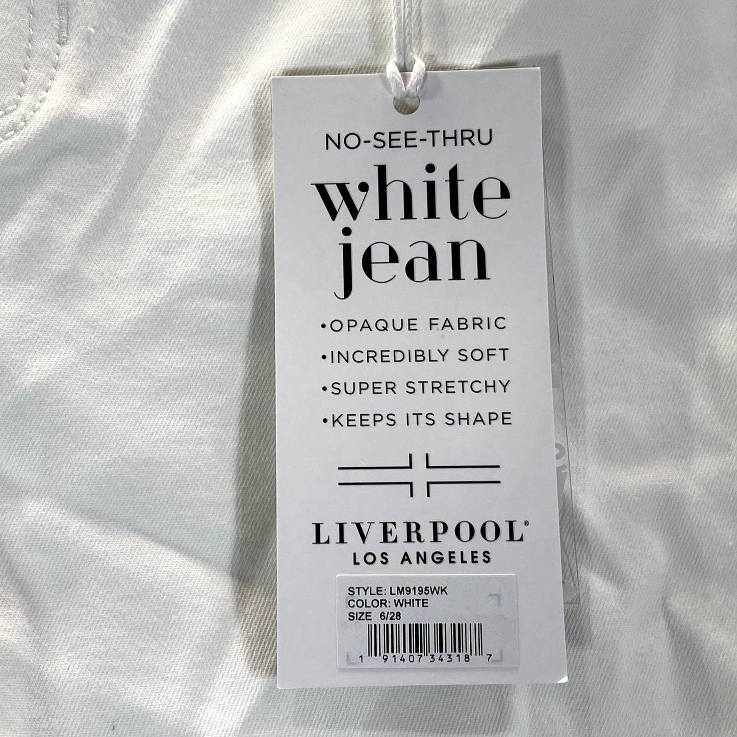 LIVERPOOL Women's White Mid-Rise Gia Glider Cruiser Stretch Shorts SZ 6