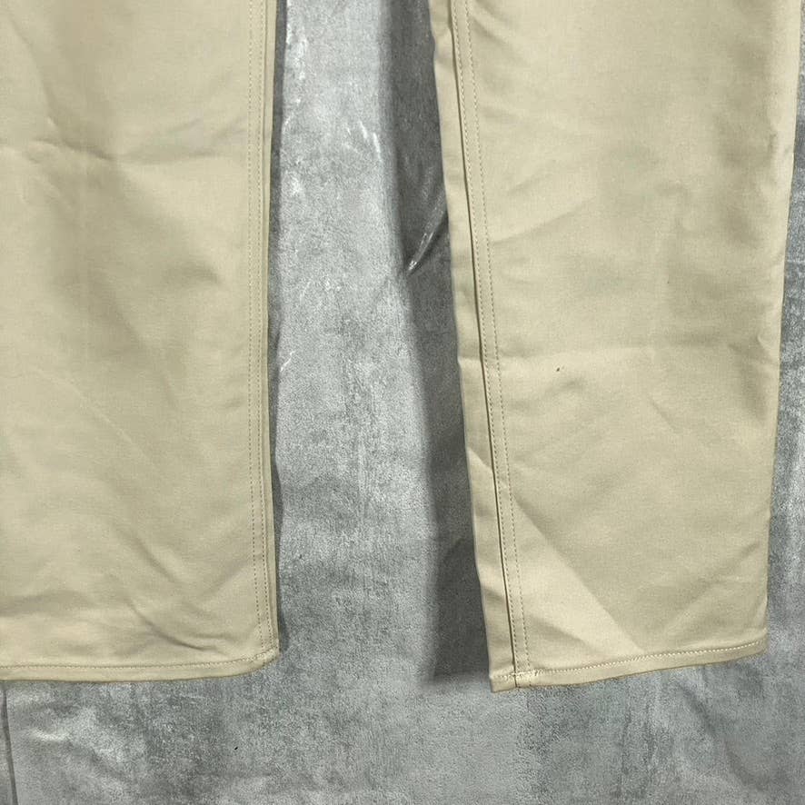 CALVIN KLEIN Men's Plaza Taupe Move 365 Slim-Fit Performance Stretch Pants SZ 33