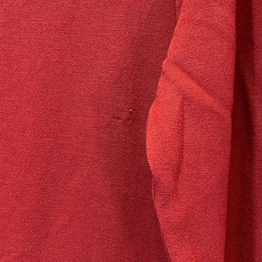 BLDWN Women's Red Crewneck Long Sleeve Pullover Sweater Mini Dress SZ XS