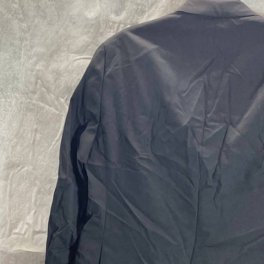 ALFANI Men's Solid Black Short Slim-Fit Two-Button Suit Jacket SZ 40S