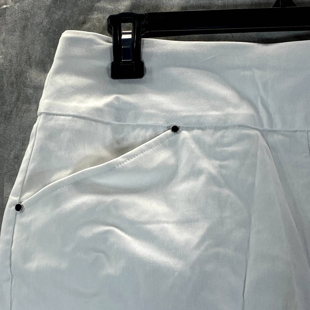 INC INTERNATIONAL CONCEPTS Women's Bright White Mid-Rise Bermuda Shorts SZ 8