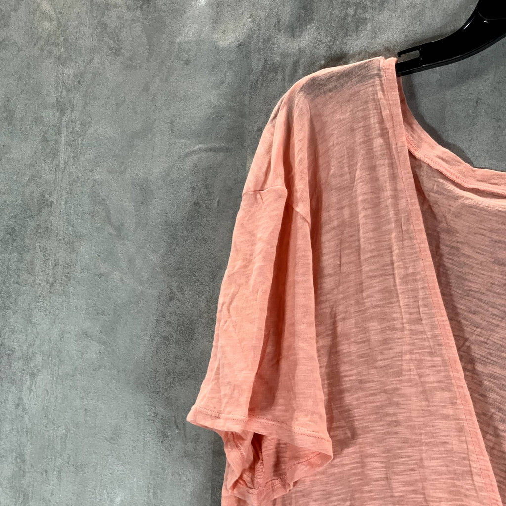 INC INTERNATIONAL CONCEPTS Women's Mango Beach V Tie-Back Ruffled Top SZ XL