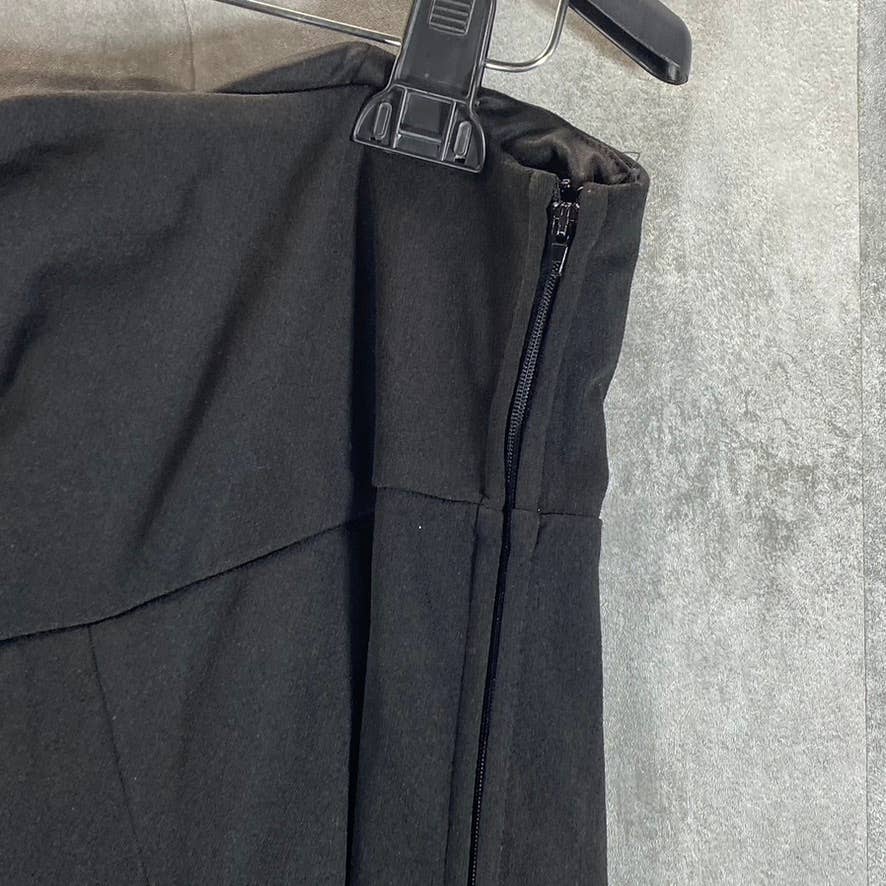 CITY STUDIO Juniors' Black One-Shoulder Cutout Side-Slit Maxi Dress SZ 9
