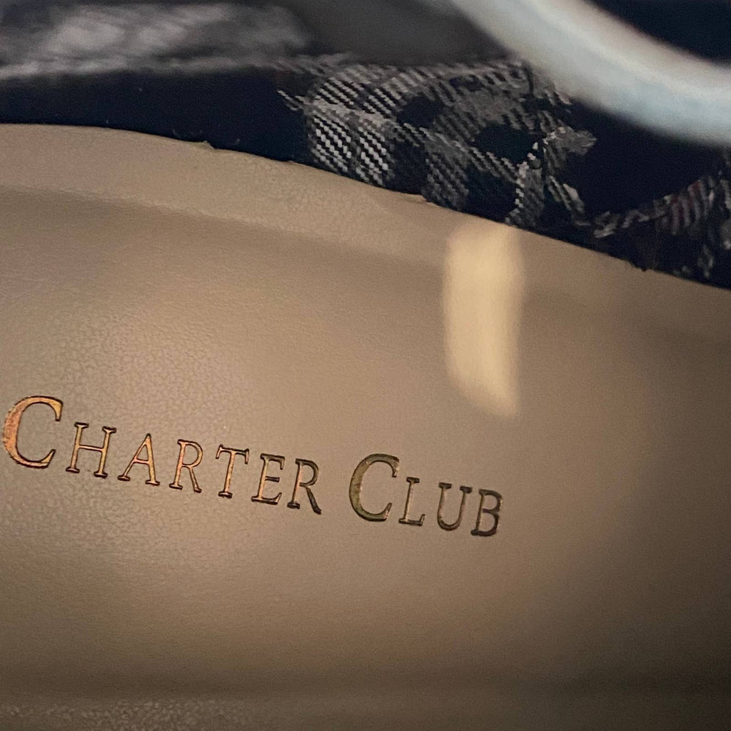 CHARTER CLUB Women's Black Pixxy Almond-Toe Dress Booties SZ 9