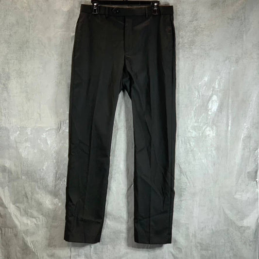 IZOD Men's Solid Black Regular Classic-Fit Suit Pants SZ 32X32