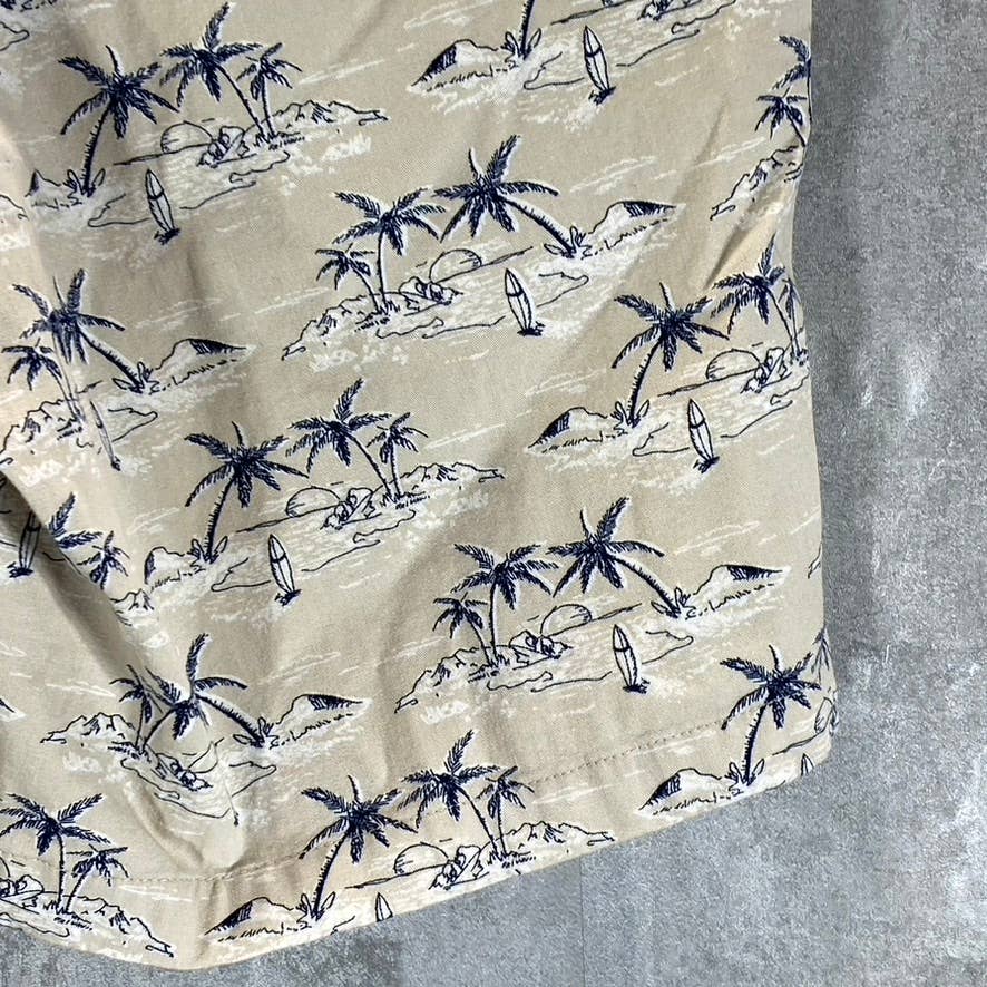 CLUB ROOM Men's Stone Wall Combo Sunset Surf Print 4-Way Stretch Shorts SZ 32