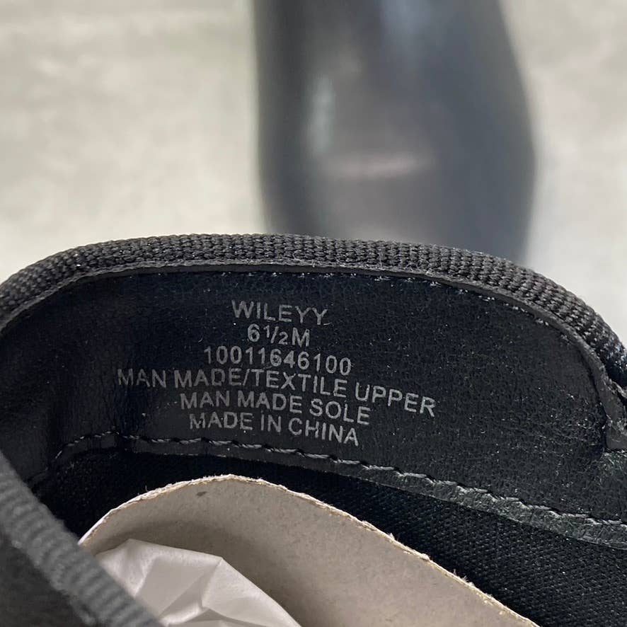 STYLE & CO Women's Black Wileyy Almond-Toe Block-Heel Ankle Booties SZ 6.5