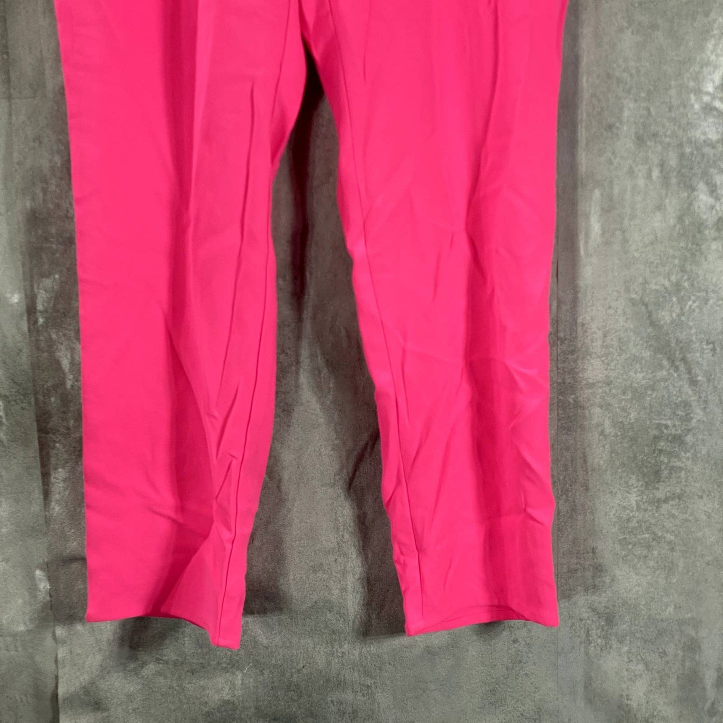 BAR III Women's Neon Pink Fizz High-Waist Cropped Pants SZ M