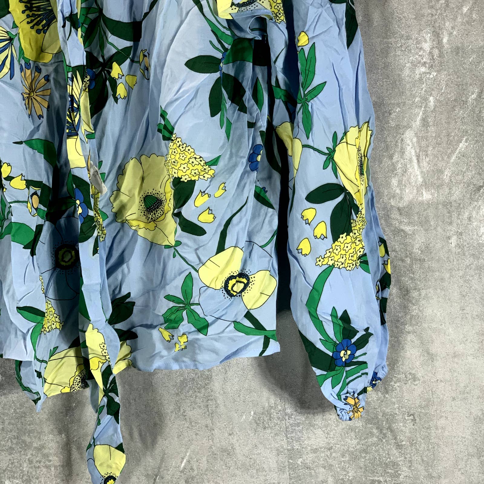 INC INTERNATIONAL CONCEPTS Women's Mabel Bouquet Ruffled Floral-Print Top SZ XL