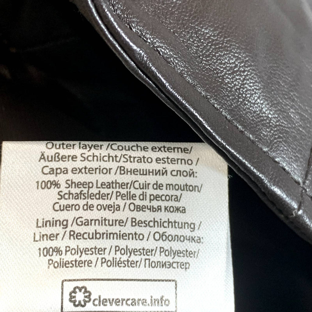 REMAIN BIRGER CHRISTENSEN Women's Mulch Leather Double-Breasted Blazer SZ US6