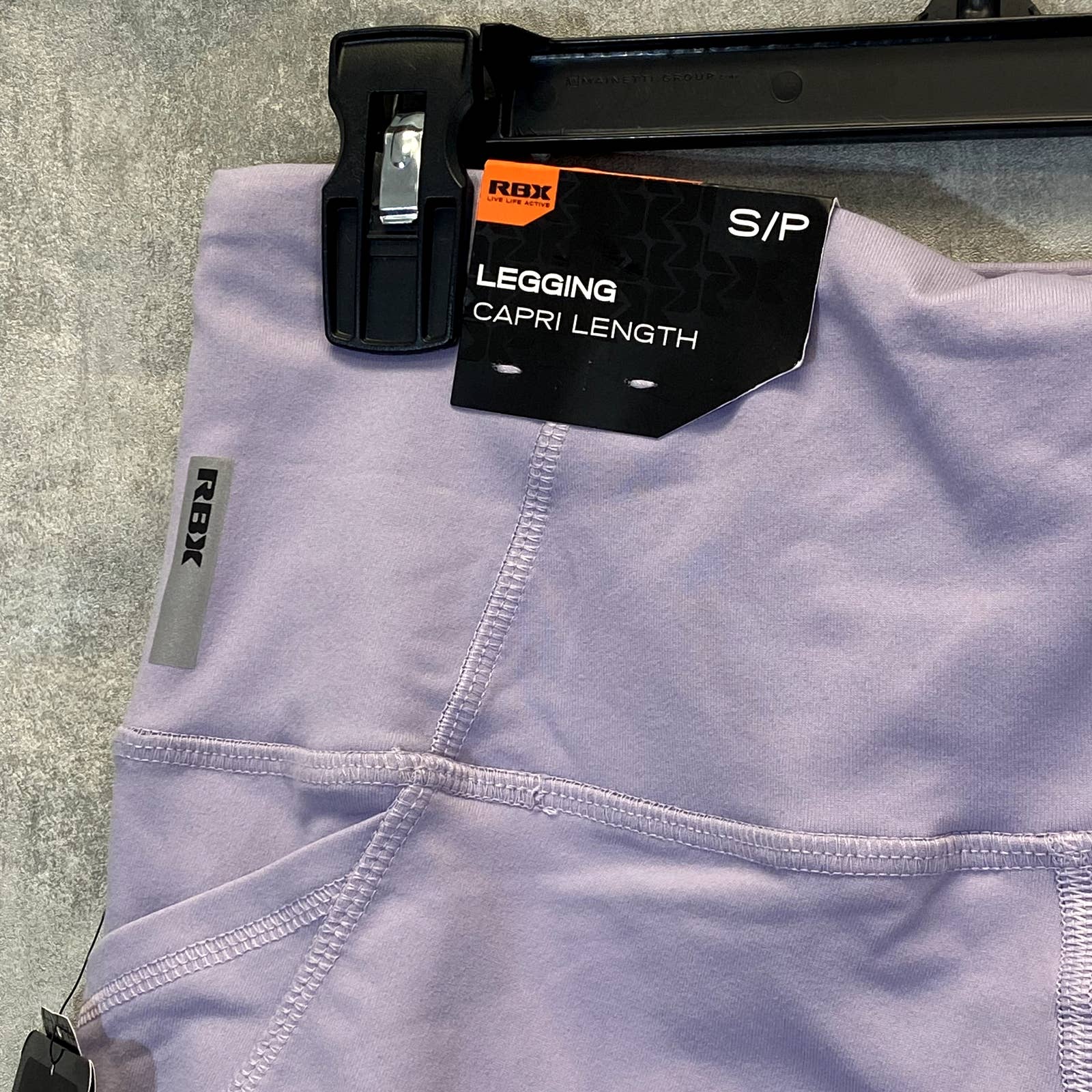 RBX Women's Lilac Dream High-Rise Stretch Pull-On Capri Leggings SZ S