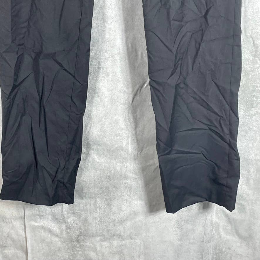 CALVIN KLEIN Men's Black Solid Slim-Fit Flat Front Dress Pants SZ 32X32