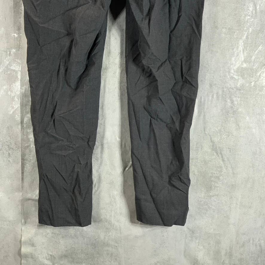 CALVIN KLEIN Men's Dark Grey Infinite Stretch Skinny-Fit Dress Pants SZ 36X29