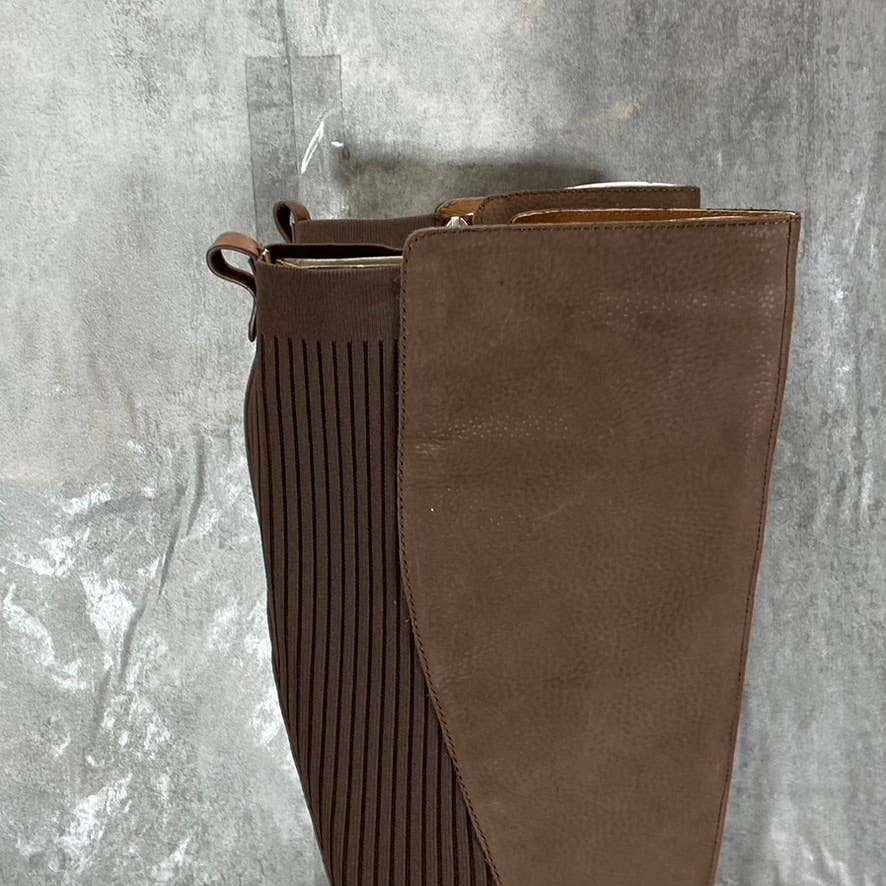 GENTLE SOULS By Kenneth Cole Women's Espresso Best Chelsea Zip-Up Tall Boot SZ11