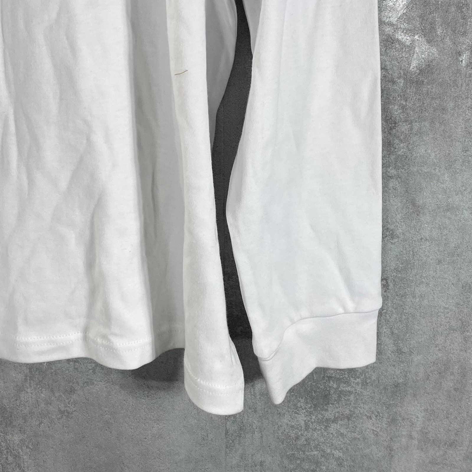 CLUB ROOM Men's White Solid Mock-Neck Long-Sleeve Pullover Shirt SZ XL