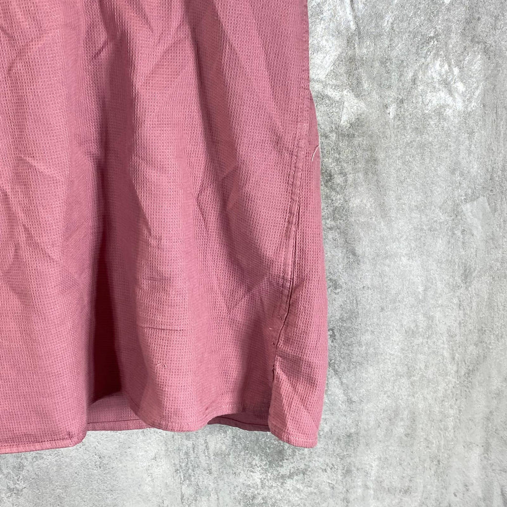 INC INTERNATIONAL CONCEPTS Men's Mesa Rose Textured Regular-Fit Shirt SZ XL