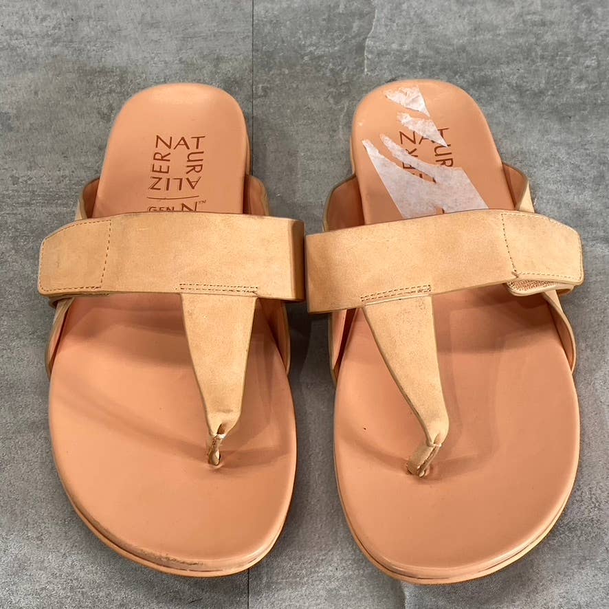 NATURALIZER Women's Peach GenN-Twirl Slip-On Thong Sandals SZ 8