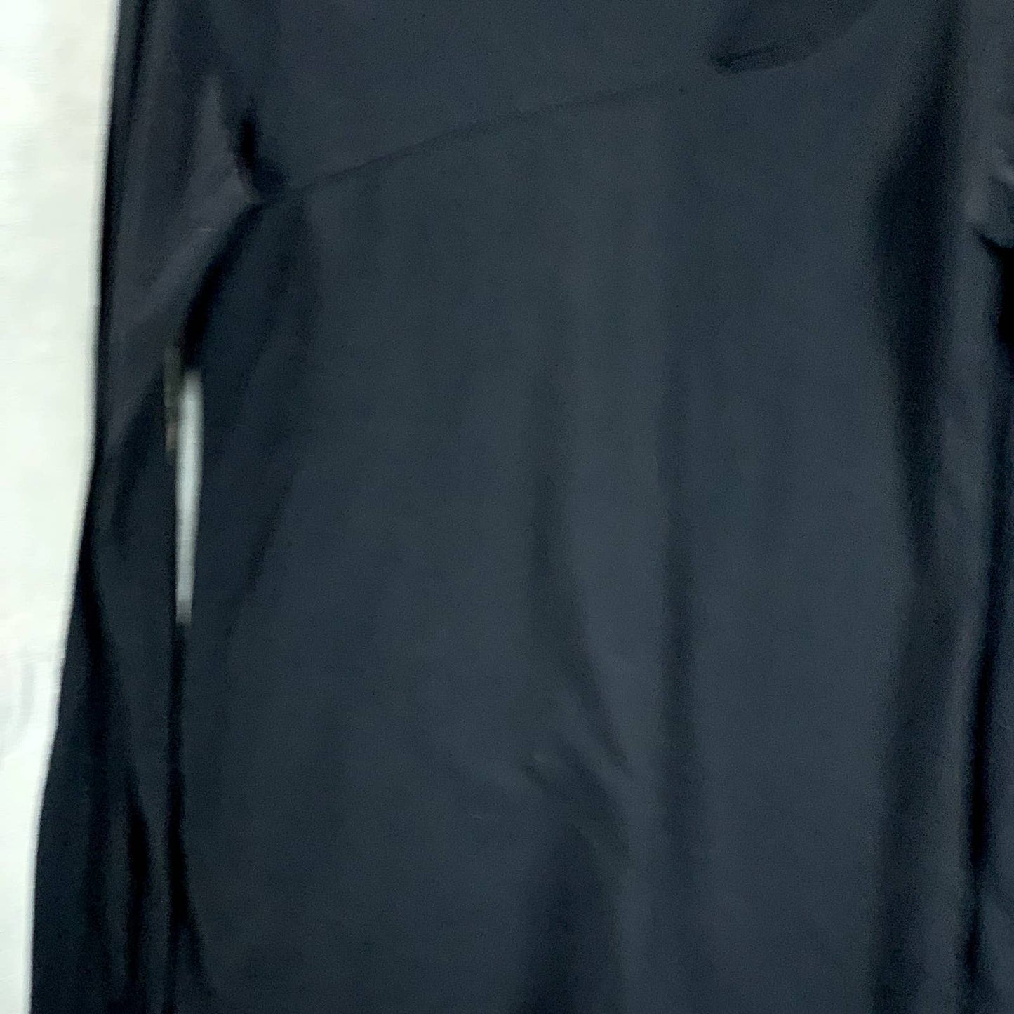 INC INTERNATIONAL CONCEPTS Women's Deep Black Cutout Long-Sleeve Top SZ S