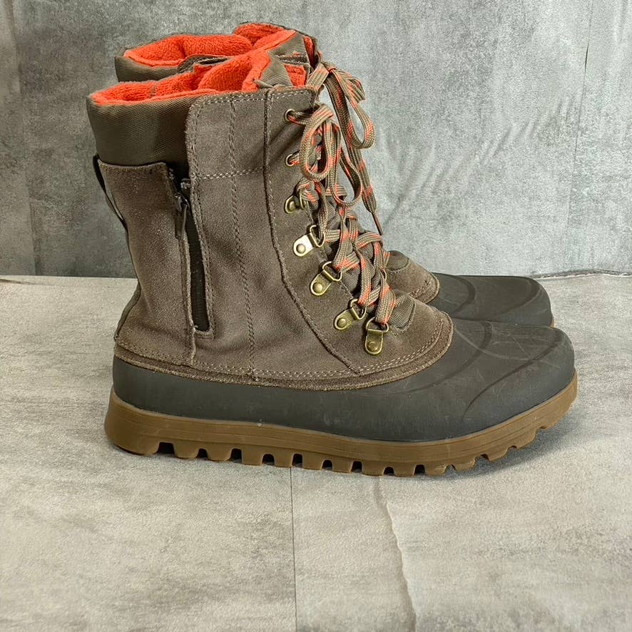 BARETRAPS Women's Mushroom Yasmen Lace-Up Waterproof Boots SZ 10