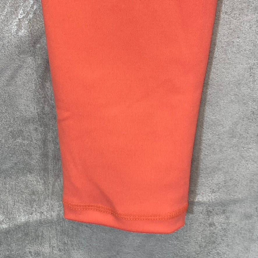 NICOLE MILLER Sport Women's Coral Pull-On Skinny Media Pocket Leggings SZ M