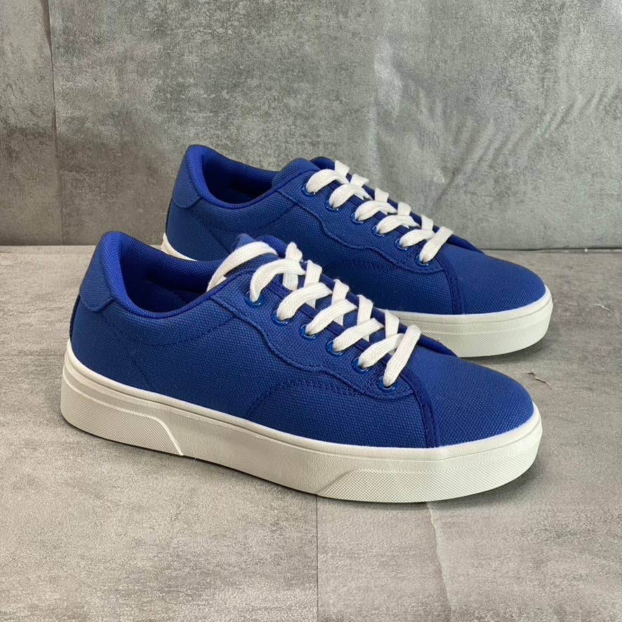 JOURNEE COLLECTION Women's Blue Jennings Lace-Up Foam Platform Sneakers SZ 6