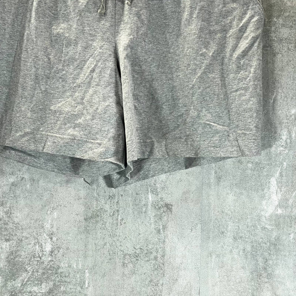KAREN SCOTT Women's Petite Smoke Grey Heather Drawstring Pull-On Pants SZ P/XL