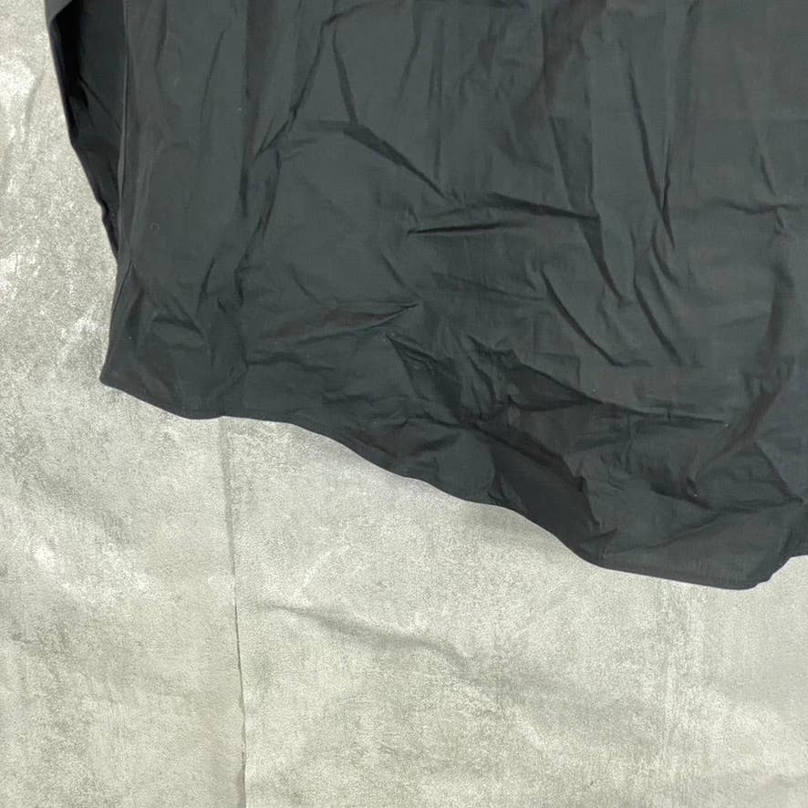 ALFANI Men's Black Slim-Fit Performance Stretch Solid Button-Up Dress Shirt SZXL