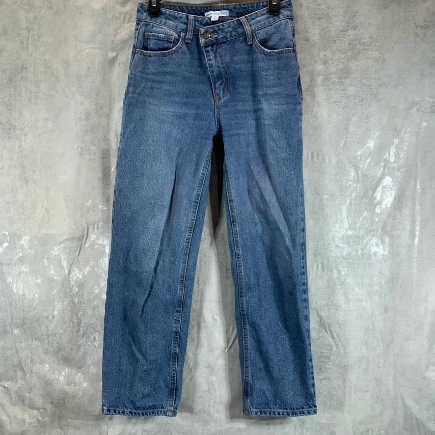 AND NOW THIS Women's Bamse High-Rise Crisscross Cropped Jeans SZ 26