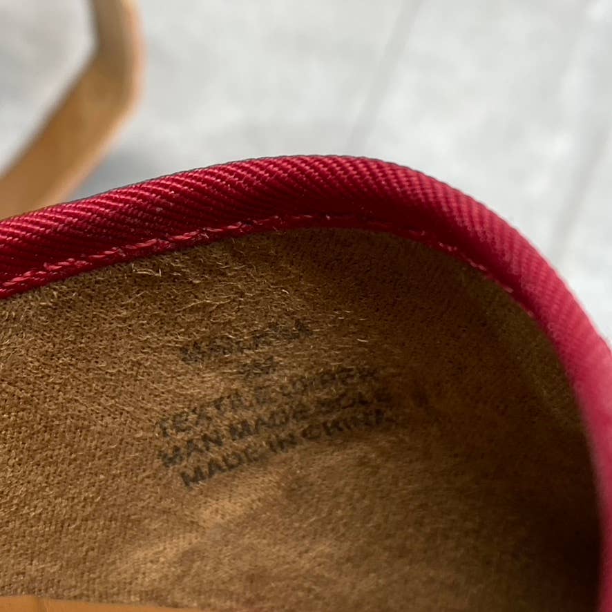 STYLE & CO Women's Red Mailena Closed-Toe Wedge Espadrille Sandals SZ 9