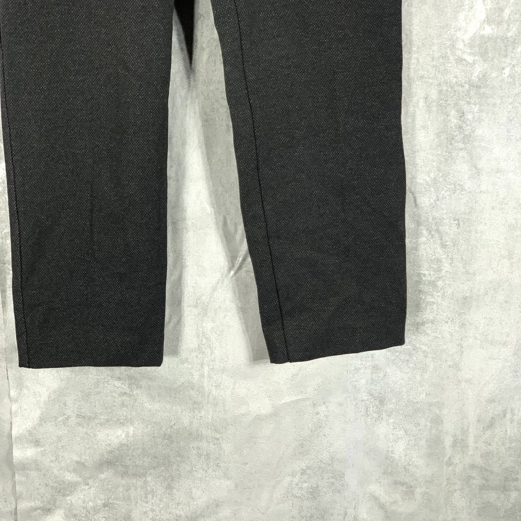 THEORY Women's Grey Multi Regent Knit Treeca 4 Mid-Rise Pull-On Pants SZ 6