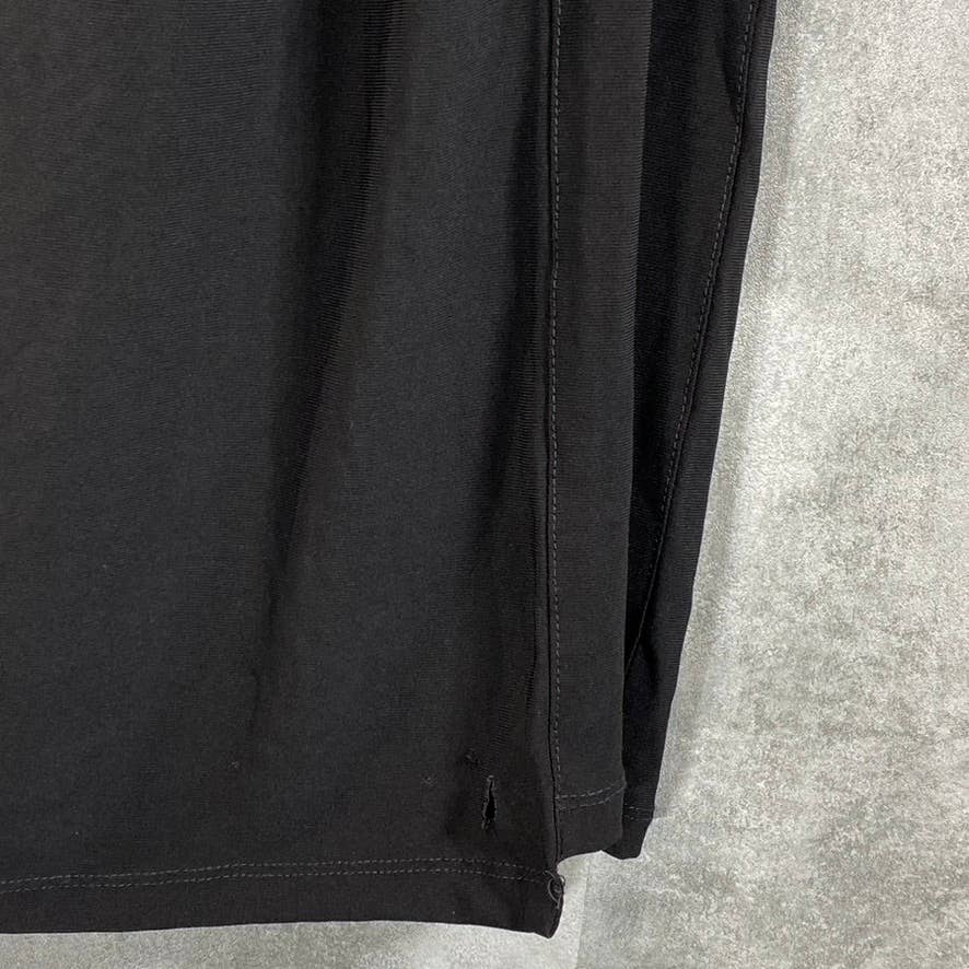 LAUREN RALPH LAUREN Women's Black Jersey Off-The-Shoulder Side-Slit Dress SZ 4