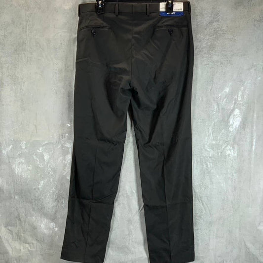 IZOD Men's Solid Black Regular Classic-Fit Suit Pants SZ 34X30