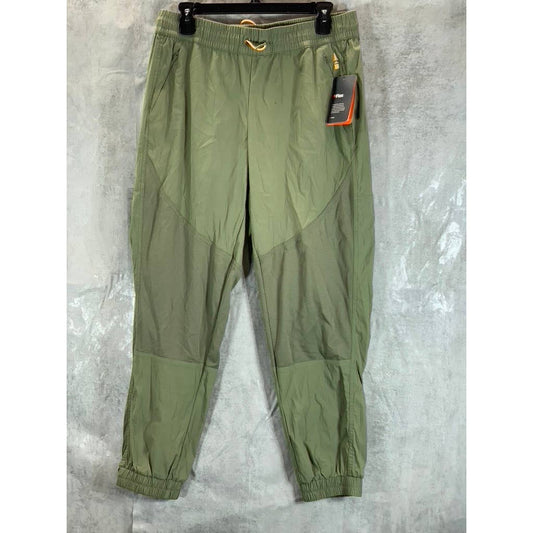 BASS OUTDOOR Women's Deep Lichen Green Roque Mesh Pull-On Pants SZ M