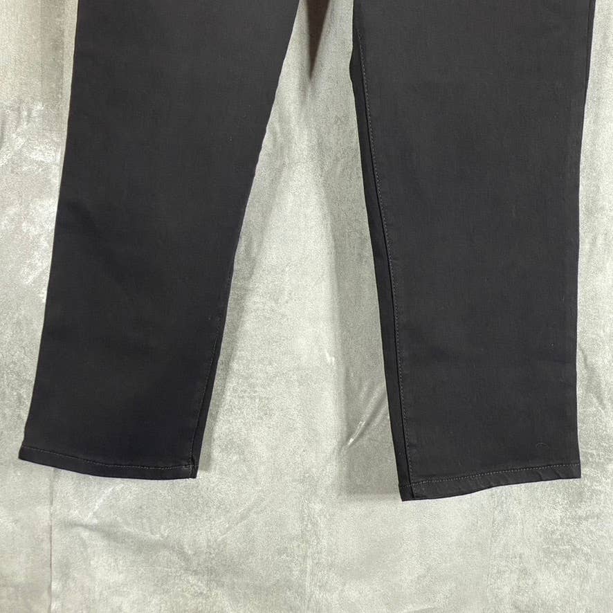 CHARTER CLUB Women's Saturated Black Tummy-Control Bristol Capri Jeans SZ 4