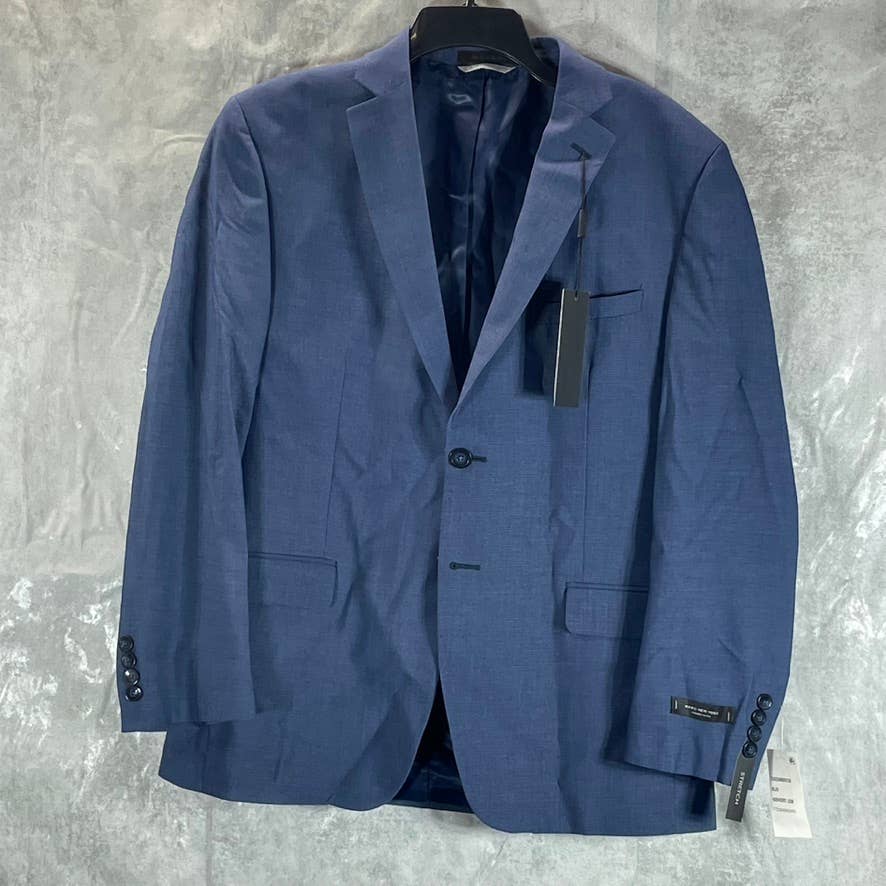 MARC NEW YORK Men's Blue Short Modern-Fit Two-Button Suit Jacket SZ 40S