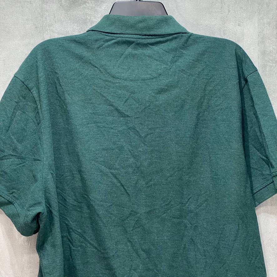 CLUB ROOM Green Classic-Fit Stretch Short Sleeve Polo Shirt SZ 2XL