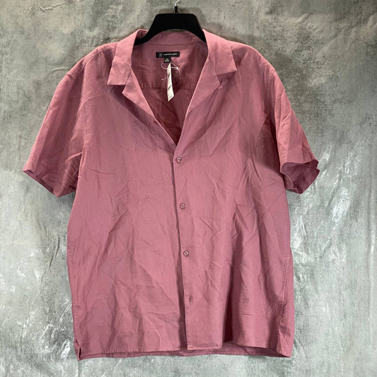 INC INTERNATIONAL CONCEPTS Men's Mesa Rose Textured Regular-Fit Shirt SZ XL