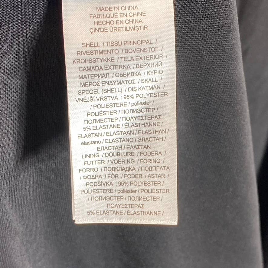 LAUREN RALPH LAUREN Women's Black Jersey Off-The-Shoulder Side-Slit Dress SZ 4