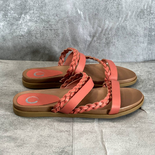 JOURNEE COLLECTION Women's Coral Colette Braided Strappy Flat Sandals SZ 7.5