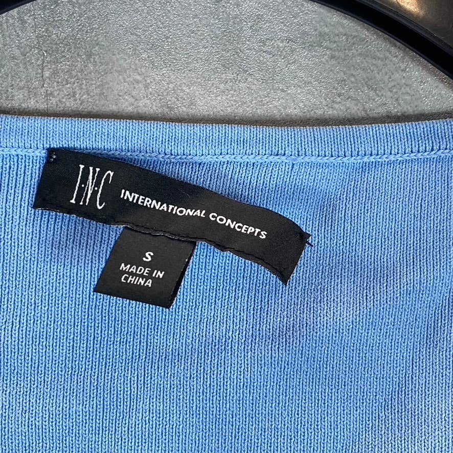 INC INTERNATIONAL CONCEPTS Women's Dutch Canal Square-Neck Pointelle Top SZ S